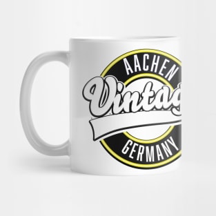 Aachen Germany vintage style logo Mug